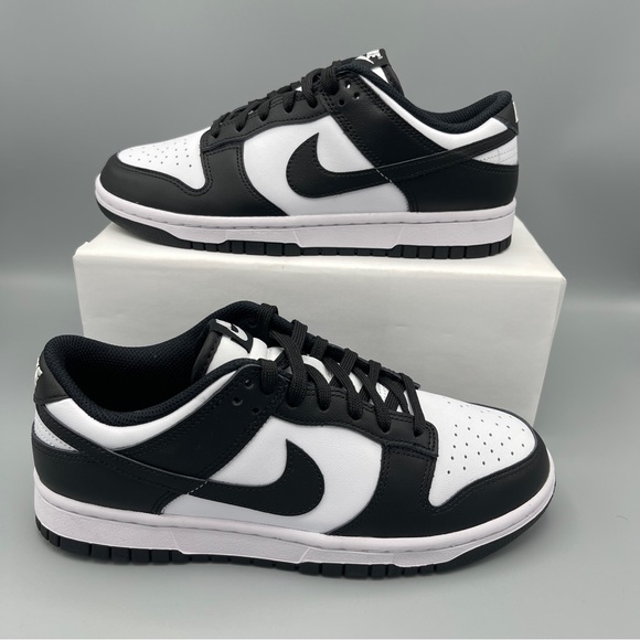 Nike Dunk Low Panda: Black & White Women's Edition Size 8 - Picture 12 of 13